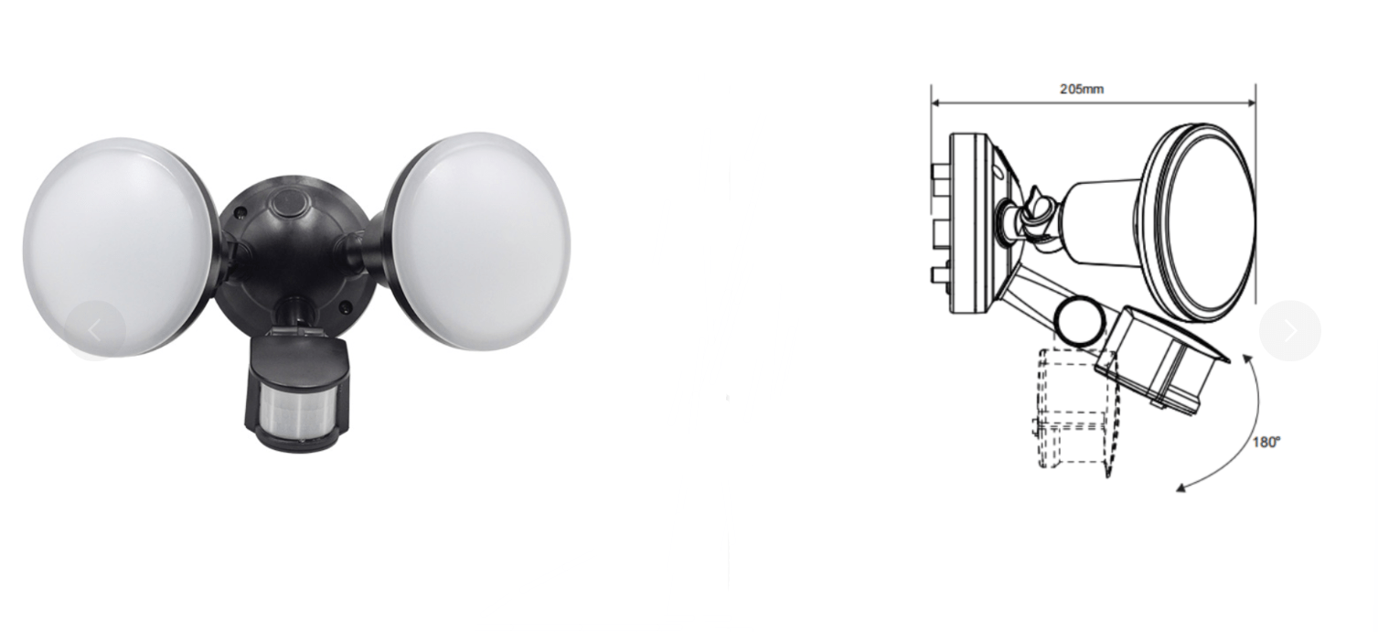 Lámpara LED con sensor de infrarrojos PD-PIR2A: su elección inteligente y energéticamente eficiente