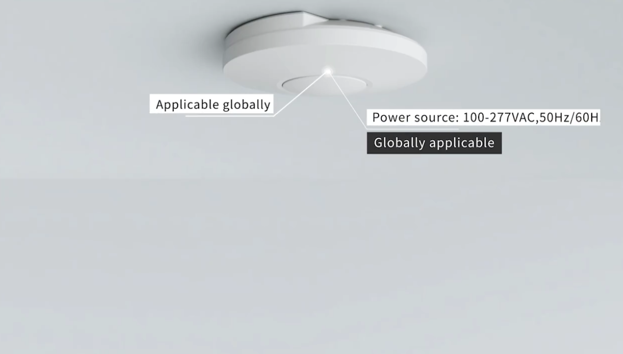 Sensor de microondas de alto rendimiento ultra delgado para la automatización inteligente --- PD-MV212-Z