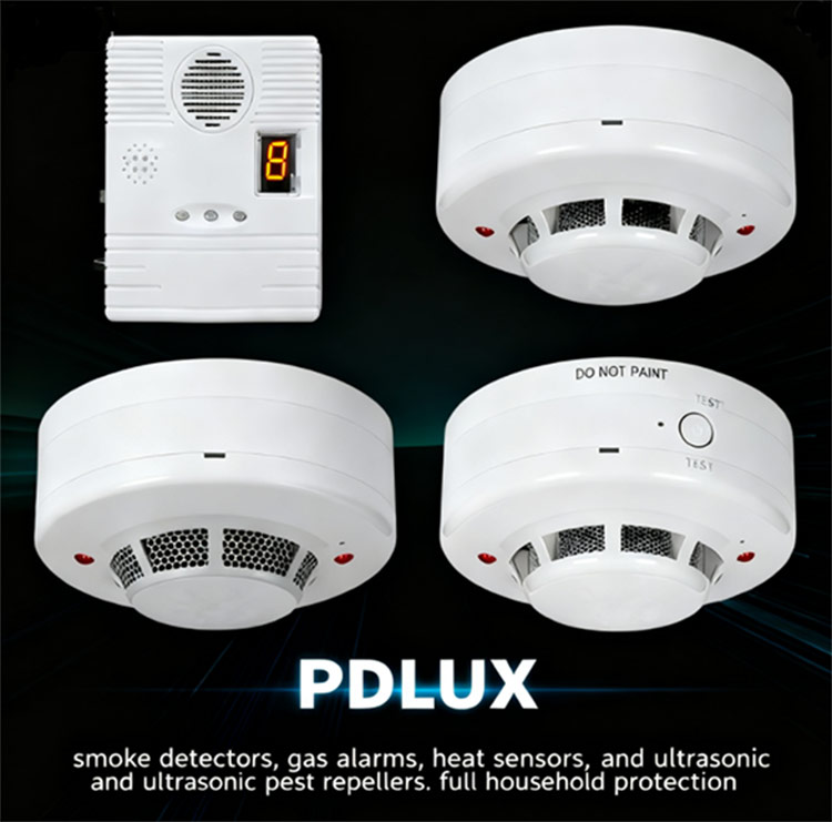 Dispositivos completos de seguridad para el hogar: protección contra humo, gas, calor y plagas