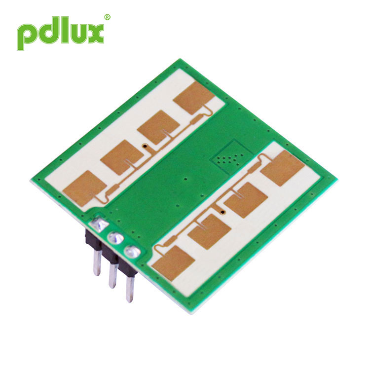 Módulo de sensor de radar Doppler de microondas de alta frecuencia Pdlux PD-V12H 24.125GHz de alta sensibilidad