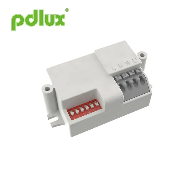 PDLUX PD-MV1031 360 ° Sensor de movimiento de microondas de montaje de techo para iluminación de encendido/apagado automático