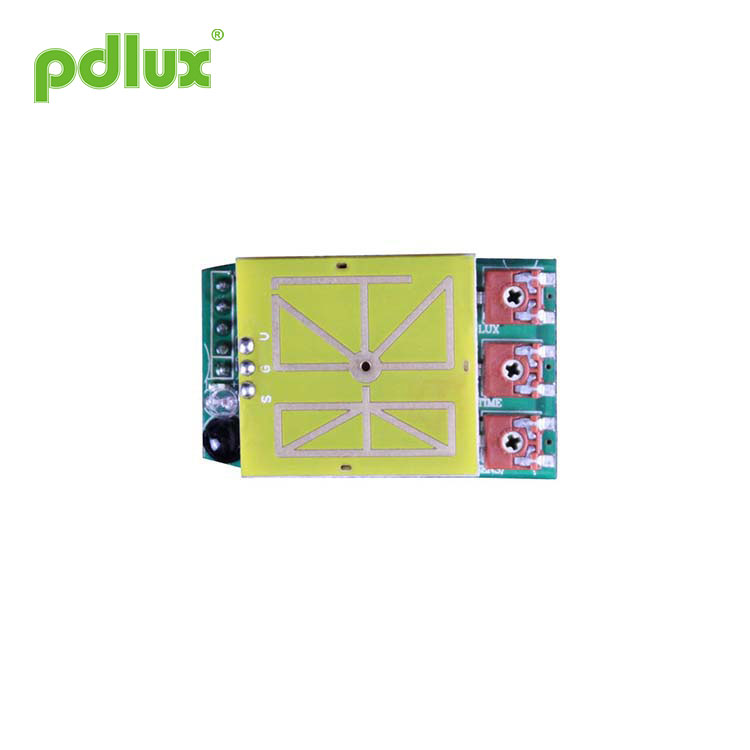 PDLUX PD-S16-V1 Módulo de sensor de microondas Sensor de microondas de 5.8GHz + MCU + Receptor de infrarrojos